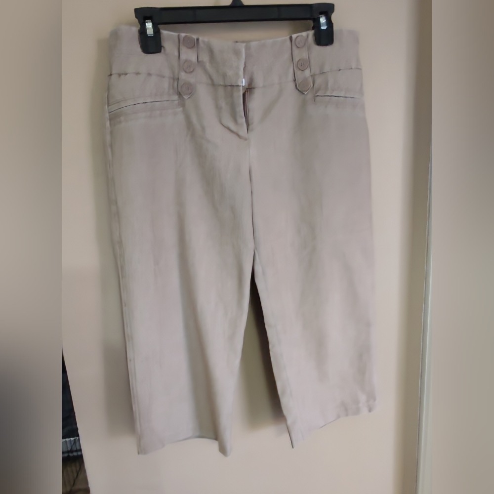 Brown Dressy Capri